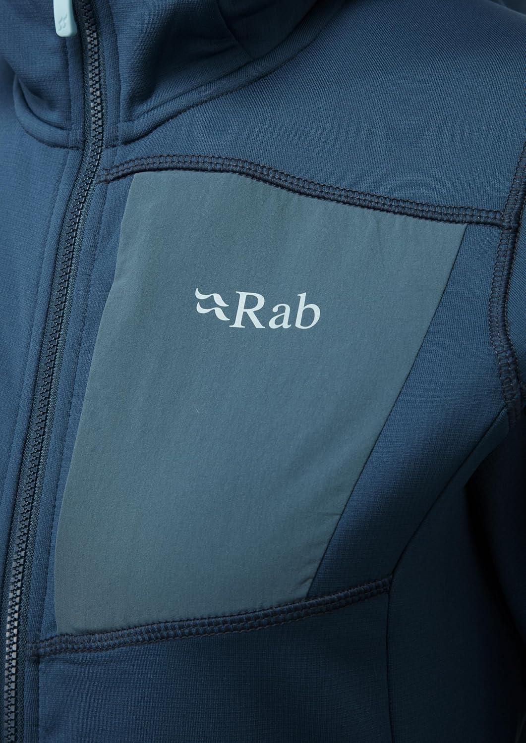 imageRab Womens Superflux Hoody Lightweight Fleece Jacket for Hiking amp ClimbingTempest Blue