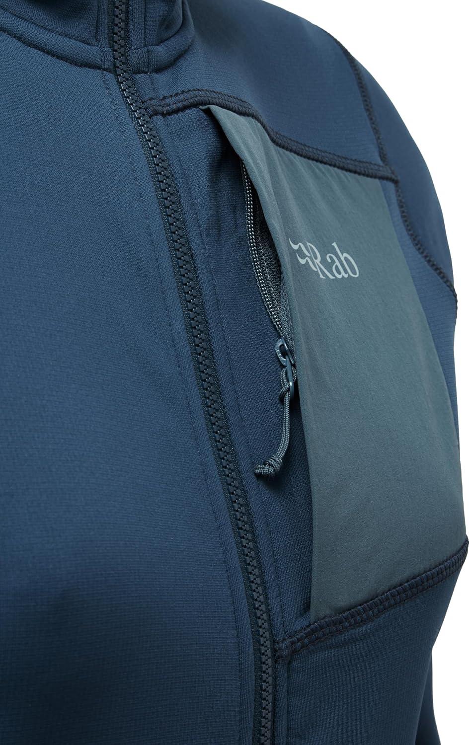 imageRab Womens Superflux Hoody Lightweight Fleece Jacket for Hiking amp ClimbingTempest Blue