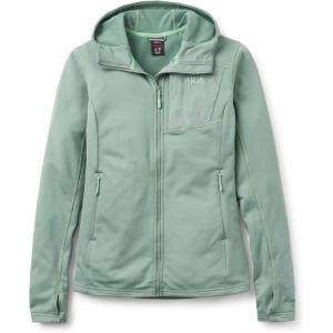 Rab Women’s Superflux Hoody – Lightweight Fleece Jacket for Hiking & Climbing(Dark Fig Green)