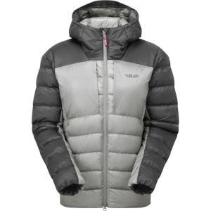 Rab Women’s Cirrus Ultra Lightweight Insulated Hoody for Hiking, Climbing, & Skiing(Graphene/Light Zinc)