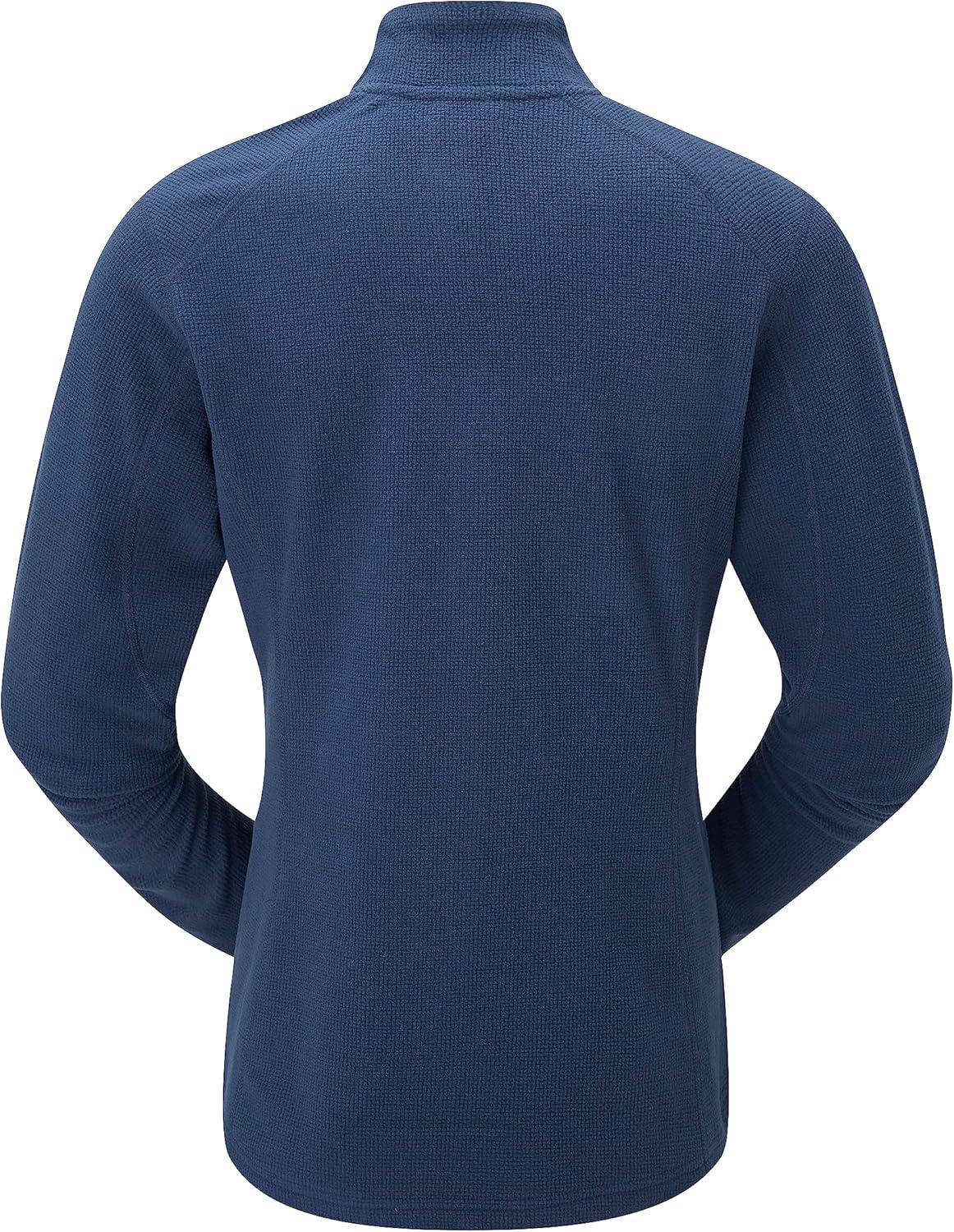 imageRAB Womens Tecton Jacket Midweight FullZip Fleece for Hiking Camping Casual UseDeep Ink