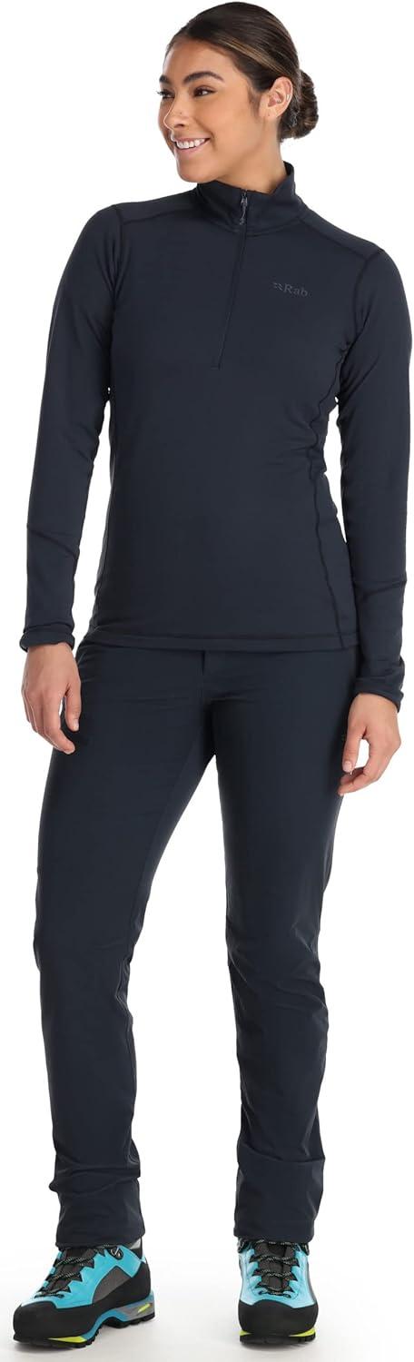 imageRab Womens Conduit PullOn HalfZip Fleece Baselayer for Climbing amp SkiingBeluga