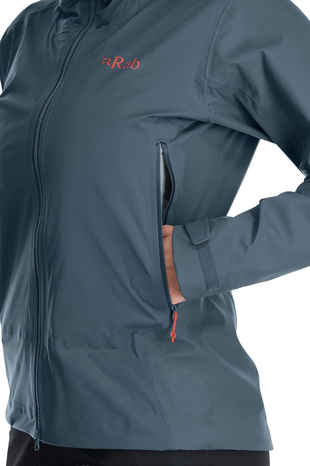 imageRab Womens Kinetic Alpine 20 Jacket Waterproof Breathable Coat for Climbing amp MountaineeringOrion Blue
