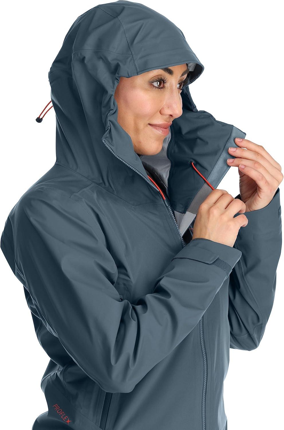 imageRab Womens Kinetic Alpine 20 Jacket Waterproof Breathable Coat for Climbing amp MountaineeringOrion Blue