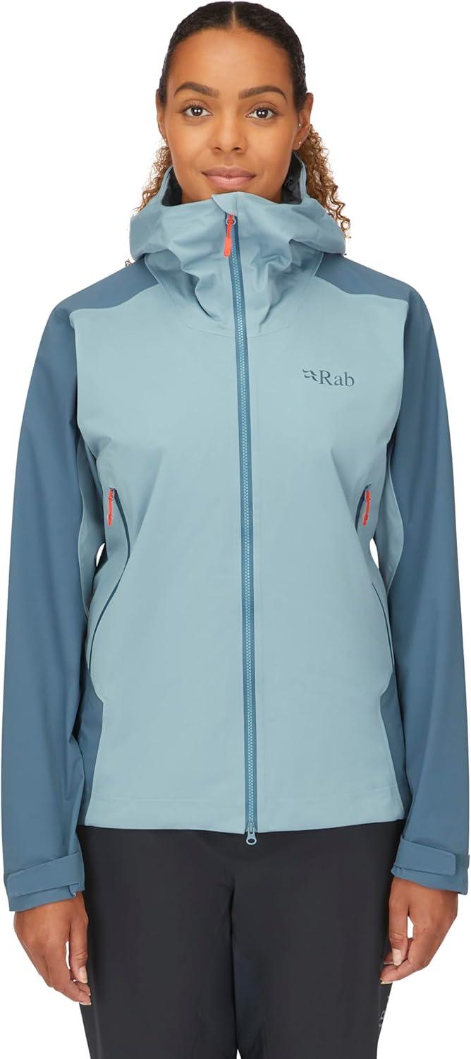 imageRab Womens Kinetic Alpine 20 Jacket Waterproof Breathable Coat for Climbing amp MountaineeringOrion BlueCitadel