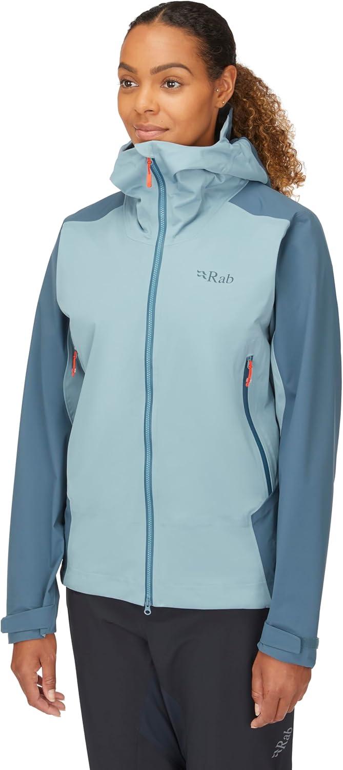imageRab Womens Kinetic Alpine 20 Jacket Waterproof Breathable Coat for Climbing amp MountaineeringOrion BlueCitadel