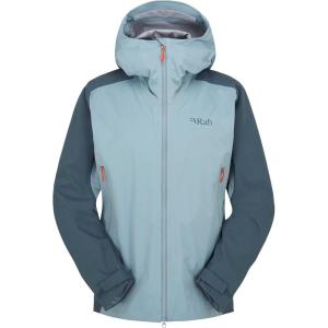 Rab Women’s Kinetic Alpine 2.0 Jacket – Waterproof Breathable Coat for Climbing & Mountaineering.(Orion Blue/Citadel)