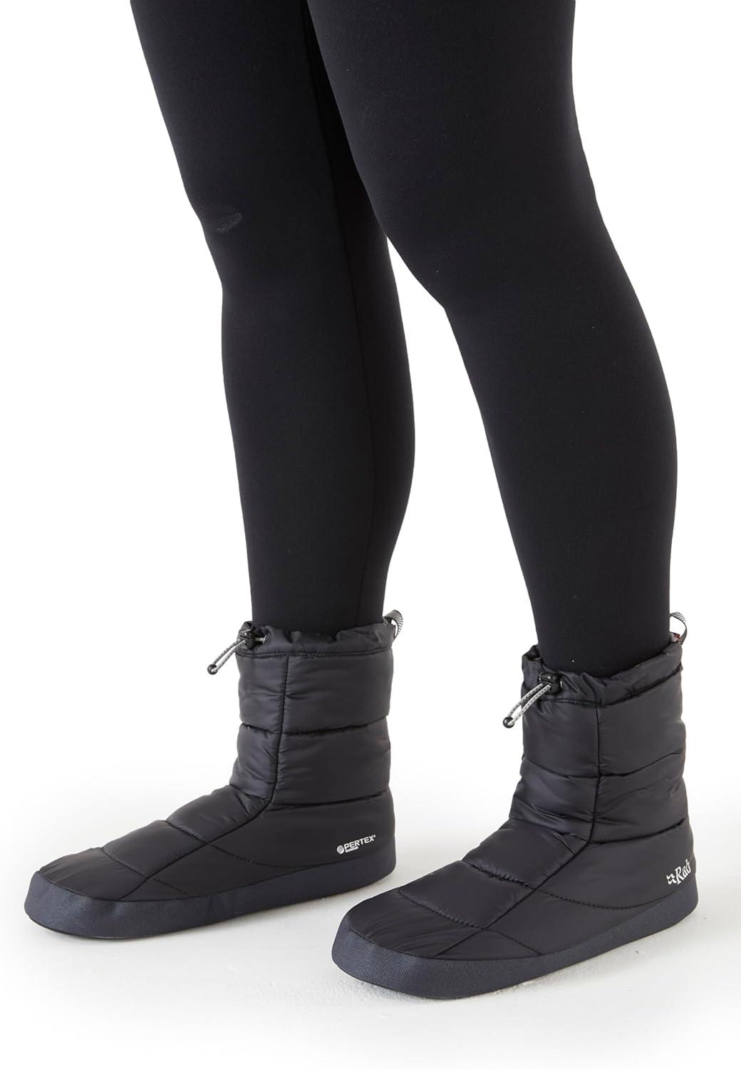 imageRab Cirrus Hut Boots Primaloft Insulated Booties for Skiing amp MountaineeringBlack