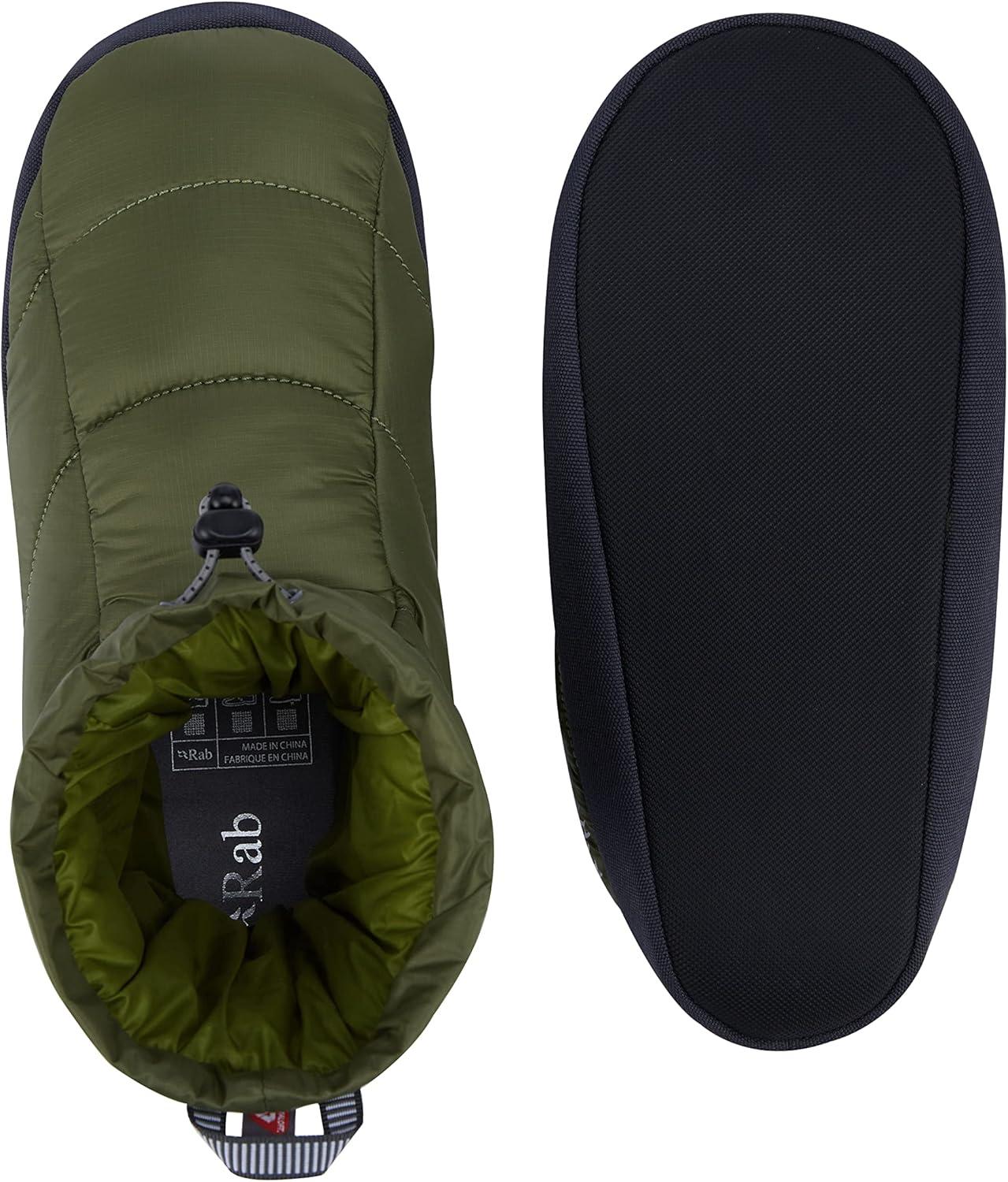 imageRab Cirrus Hut Boots Primaloft Insulated Booties for Skiing amp MountaineeringChlorite Green