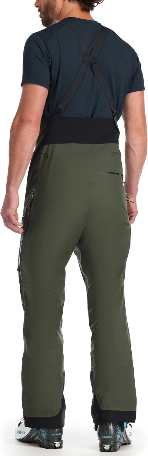 imageRab Mens Khroma Kinetic Bib Waterproof Breathable Pants for Skiing amp MountaineeringArmy