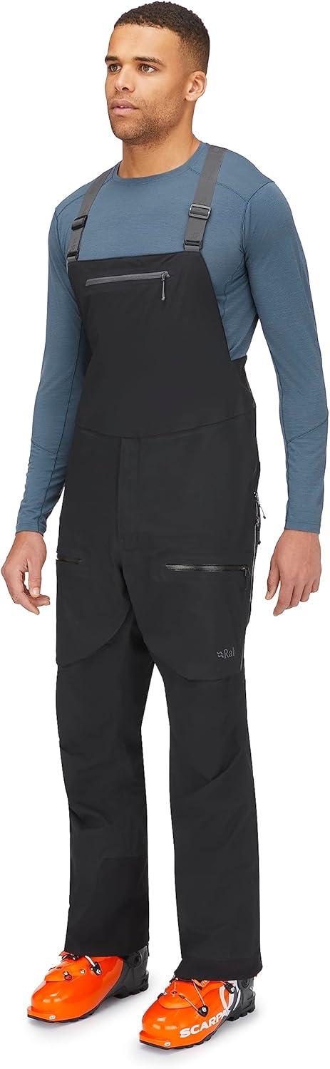 imageRab Mens Khroma Kinetic Bib Waterproof Breathable Pants for Skiing amp MountaineeringBlack