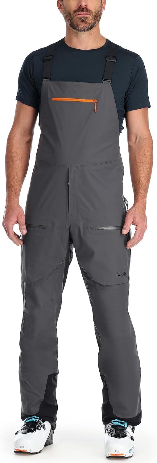 imageRab Mens Khroma Kinetic Bib Waterproof Breathable Pants for Skiing amp MountaineeringGraphene