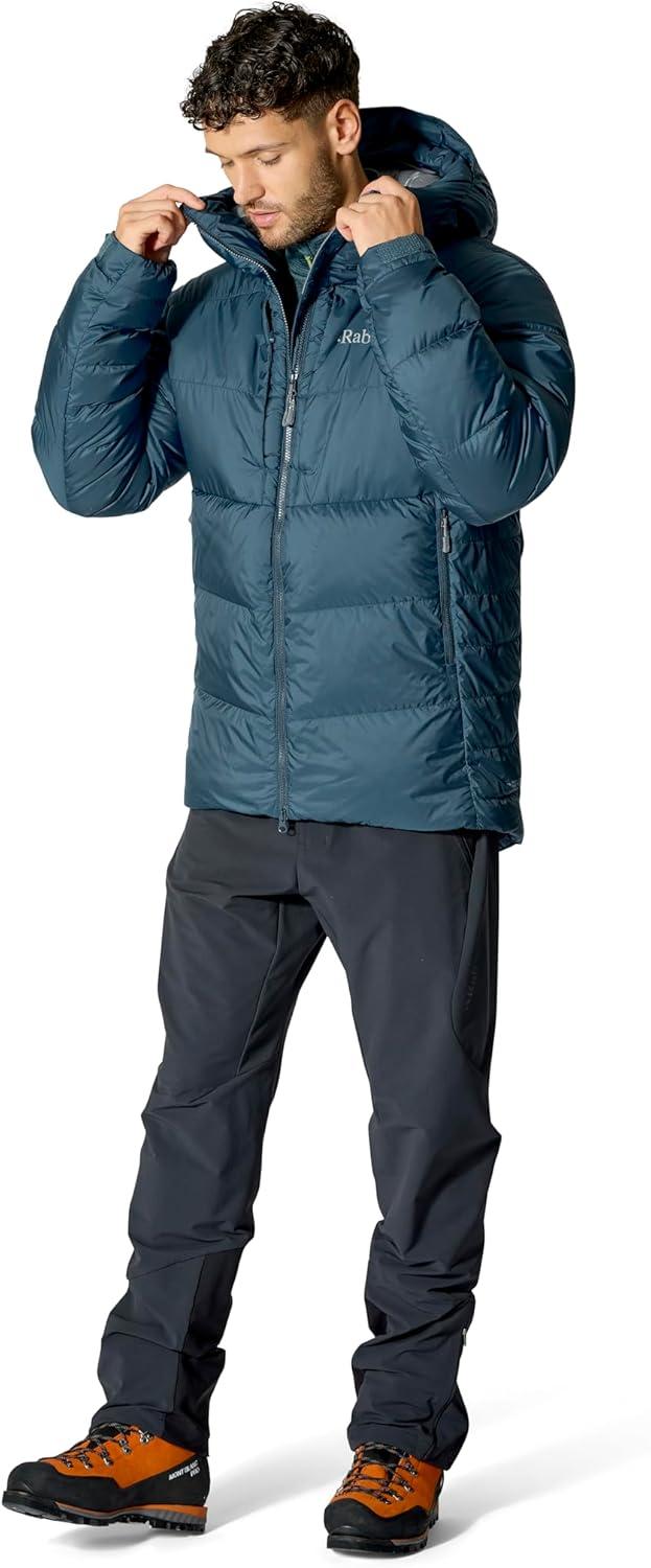 imageRab Mens Positron Pro Hoody Lightweight Warm Down Coat for Climbing amp MountaineeringTempest Blue