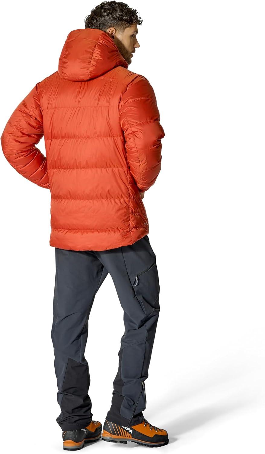 imageRab Mens Positron Pro Hoody Lightweight Warm Down Coat for Climbing amp MountaineeringTuscan Red