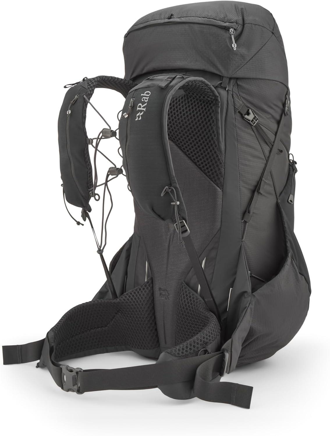 imageRab Muon Hiking Pack Lightweight Durable Backpack for Hiking Trekking amp Backpacking Black 40Liter Back Length MediumBlack