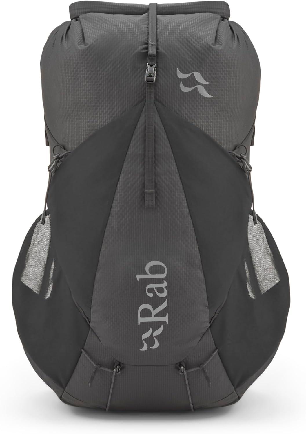 imageRab Muon Hiking Pack Lightweight Durable Backpack for Hiking Trekking amp Backpacking Black 40Liter Back Length MediumBlack