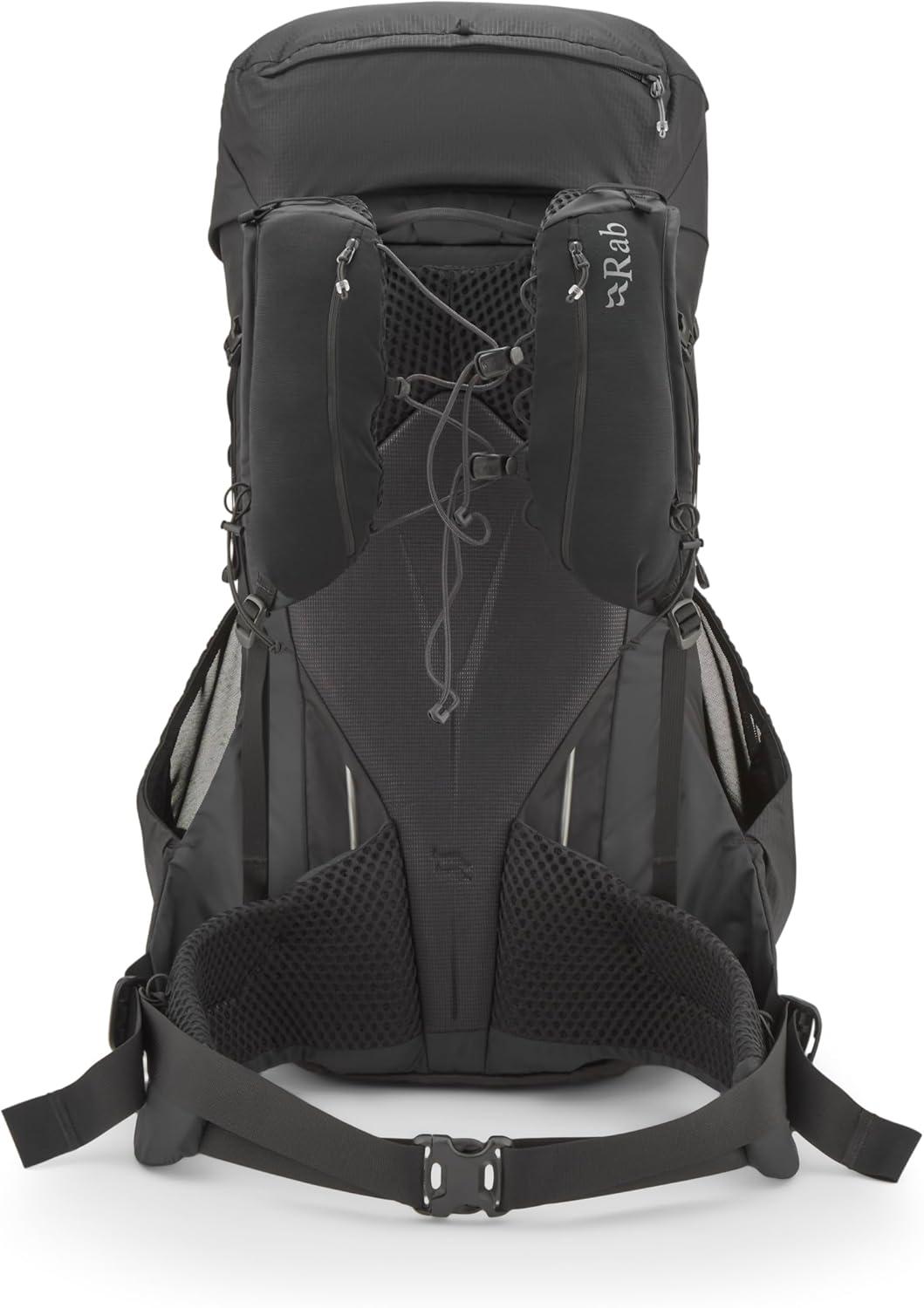 imageRab Muon Hiking Pack Lightweight Durable Backpack for Hiking Trekking amp Backpacking Black 40Liter Back Length MediumBlack