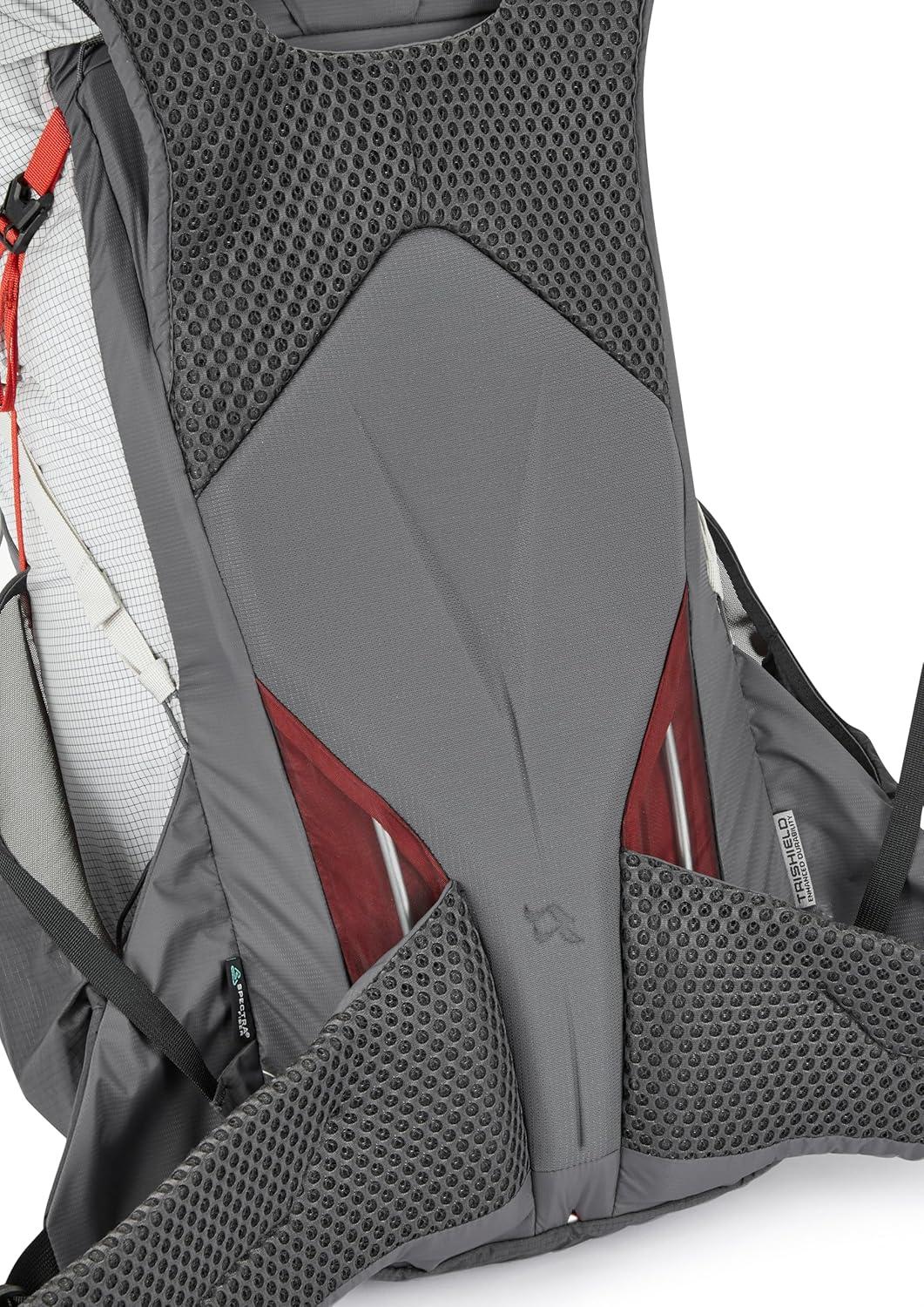 imageRab Muon Hiking Pack Lightweight Durable Backpack for Hiking Trekking amp Backpacking Black 40Liter Back Length MediumPewterGraphene