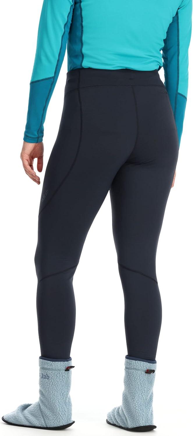 imageRab Womens Conduit Tights Warm Fleece Baselayer Pants for Climbing amp SkiingBeluga