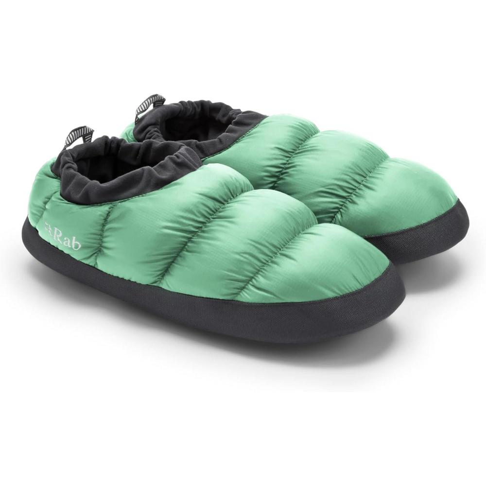 imageRab Down Hut Slipper Lightweight Insulated Down Booties for Skiing amp MountaineeringDark Fig Green