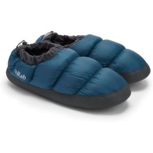 Rab Down Hut Slipper – Lightweight Insulated Down Booties for Skiing & Mountaineering(Tempest Blue)