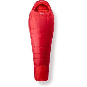 Rab Expedition Down Sleeping Bag – Lightweight Water-Repellent Sleeping Bag for Climbing & Mountaineering(Summit Red)