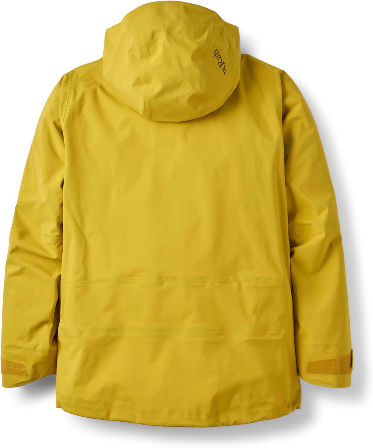 imageRab Mens Khroma Diffuse GTX Jacket GoreTex Waterproof Breathable Coat for Skiing amp MountaineeringDark Pollen