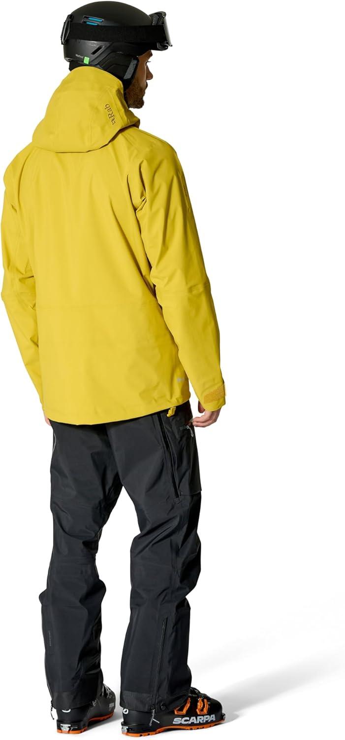 imageRab Mens Khroma Diffuse GTX Jacket GoreTex Waterproof Breathable Coat for Skiing amp MountaineeringDark Pollen