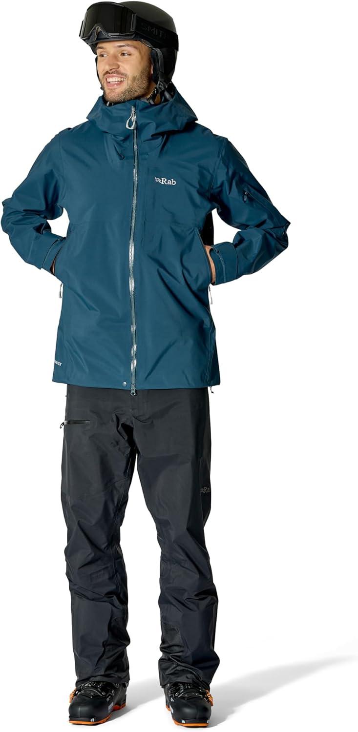 imageRab Mens Khroma Diffuse GTX Jacket GoreTex Waterproof Breathable Coat for Skiing amp MountaineeringTempest Blue