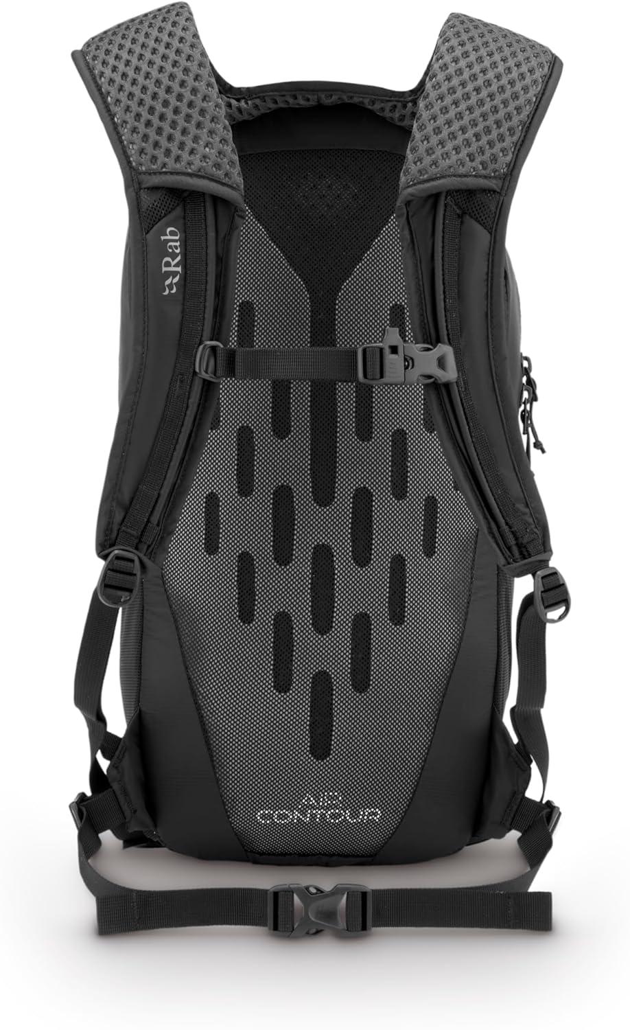 imageRab Tygen Backpack Lightweight Breathable Daypack for Travel Hiking amp Commuting Black 12Liter Back Length MediumBlack