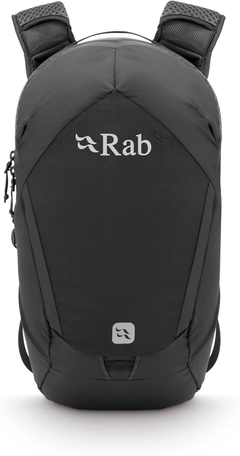 imageRab Tygen Backpack Lightweight Breathable Daypack for Travel Hiking amp Commuting Black 12Liter Back Length MediumBlack