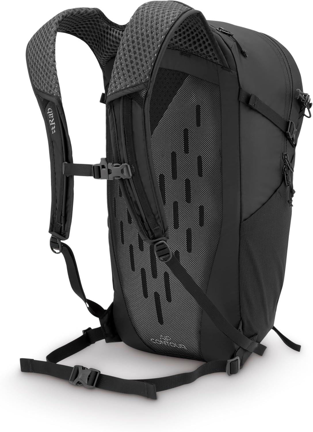 imageRab Tygen Backpack Lightweight Breathable Daypack for Travel Hiking amp Commuting Black 12Liter Back Length MediumBlack