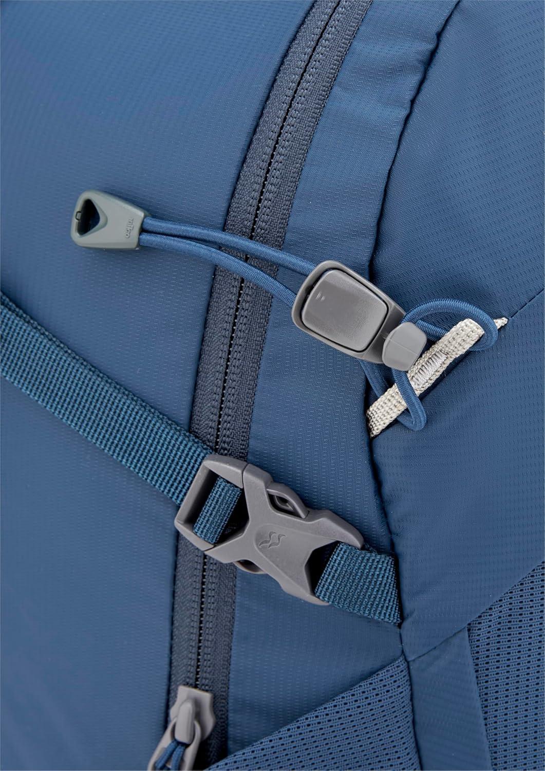 imageRab Tygen Backpack Lightweight Breathable Daypack for Travel Hiking amp Commuting Black 12Liter Back Length MediumTempest Blue