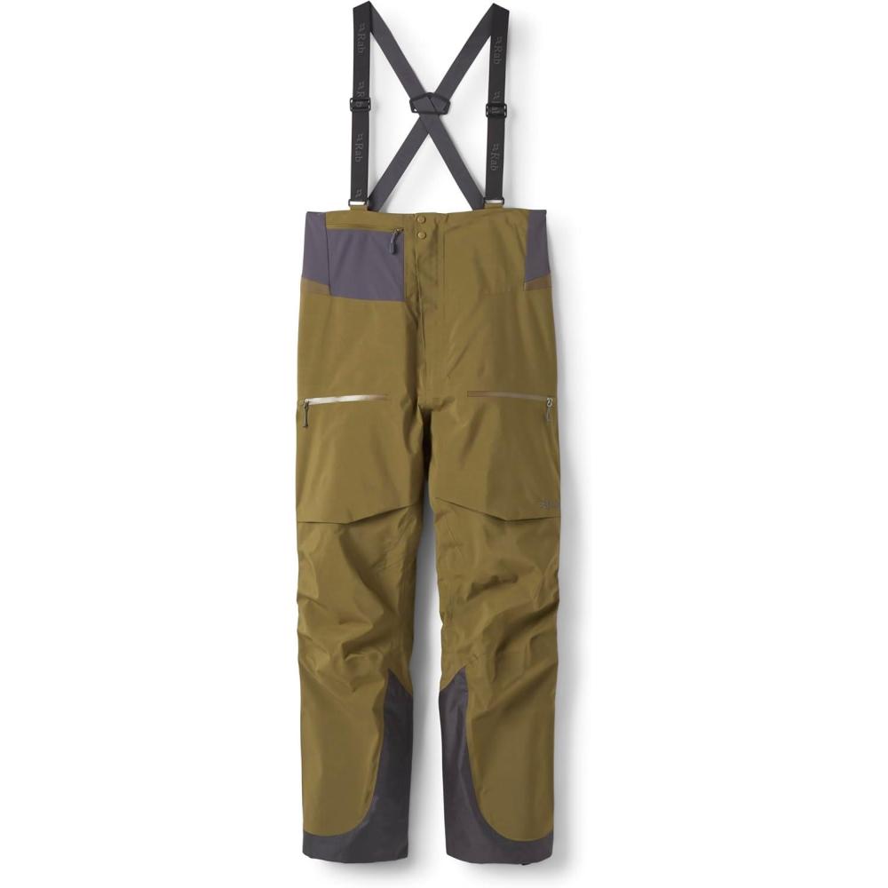 imageRab Mens Khroma Latok GTX Bib  GoreTex Waterproof Ski Pant for Alpine amp Backcountry SkiingOak