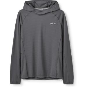 Rab Men’s Sonic Hoody – Lightweight Breathable Baselayer Shirt for Hiking & Trail Running(Graphene)