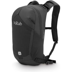 Rab Tygen Backpack – Lightweight Breathable Daypack for Travel, Hiking, & Commuting – Black – 12-Liter (Back Length – Medium)(Black)