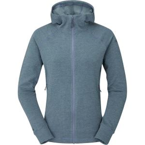 Rab Women’s Nexus Hoody – Full-Zip Lightweight Fleece Jacket for Hiking & Climbing(Orion Blue)