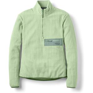 Rab Women’s Ramshaw Pull-On – Lightweight Fleece Jacket for Hiking & Climbing(Fig Green)