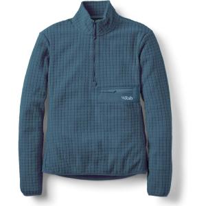 Rab Women’s Ramshaw Pull-On – Lightweight Fleece Jacket for Hiking & Climbing(Tempest Blue)