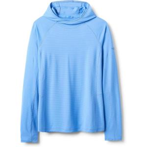 Rab Women’s Sonic Hoody – Lightweight Breathable Baselayer Shirt for Hiking & Trail Running(Bluebird)