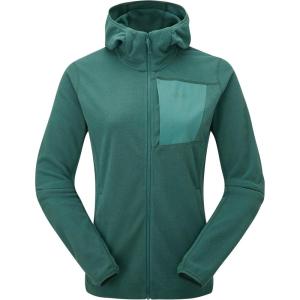 Rab Women’s Tecton Hoody – Full-Zip Fleece Jacket for Hiking & Climbing(Green Slate)