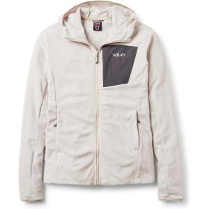 Rab Women’s Tecton Hoody – Full-Zip Fleece Jacket for Hiking & Climbing(Pebble)