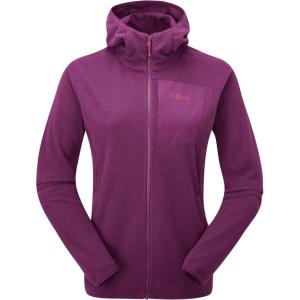 Rab Women’s Tecton Hoody – Full-Zip Fleece Jacket for Hiking & Climbing(Plum)