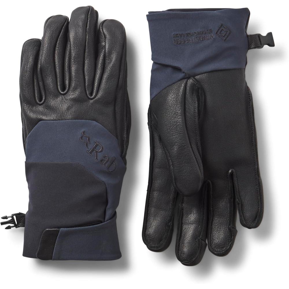 imageRab Khroma Tour Windstopper Gloves  GTX Windproof GoreTex Ski Touring GloveBlack