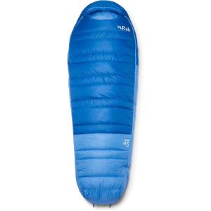 Rab Women’s Ascent Down Sleeping Bag – Lightweight Warm Mummy Sleep Sack for Camping & Backpacking(Dark Bluebird/Bluebird)