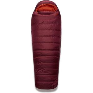 Rab Women’s Ascent Down Sleeping Bag – Lightweight Warm Mummy Sleep Sack for Camping & Backpacking(Deep Heather)