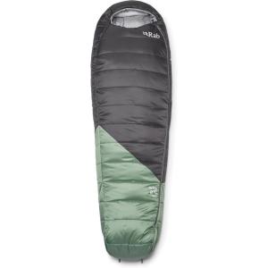 Rab Women’s Radeon Sleeping Bag – Synthetic Lightweight Warm Mummy Sleep Sack for Camping & Backpacking(Dark Fig Green/Graphene)
