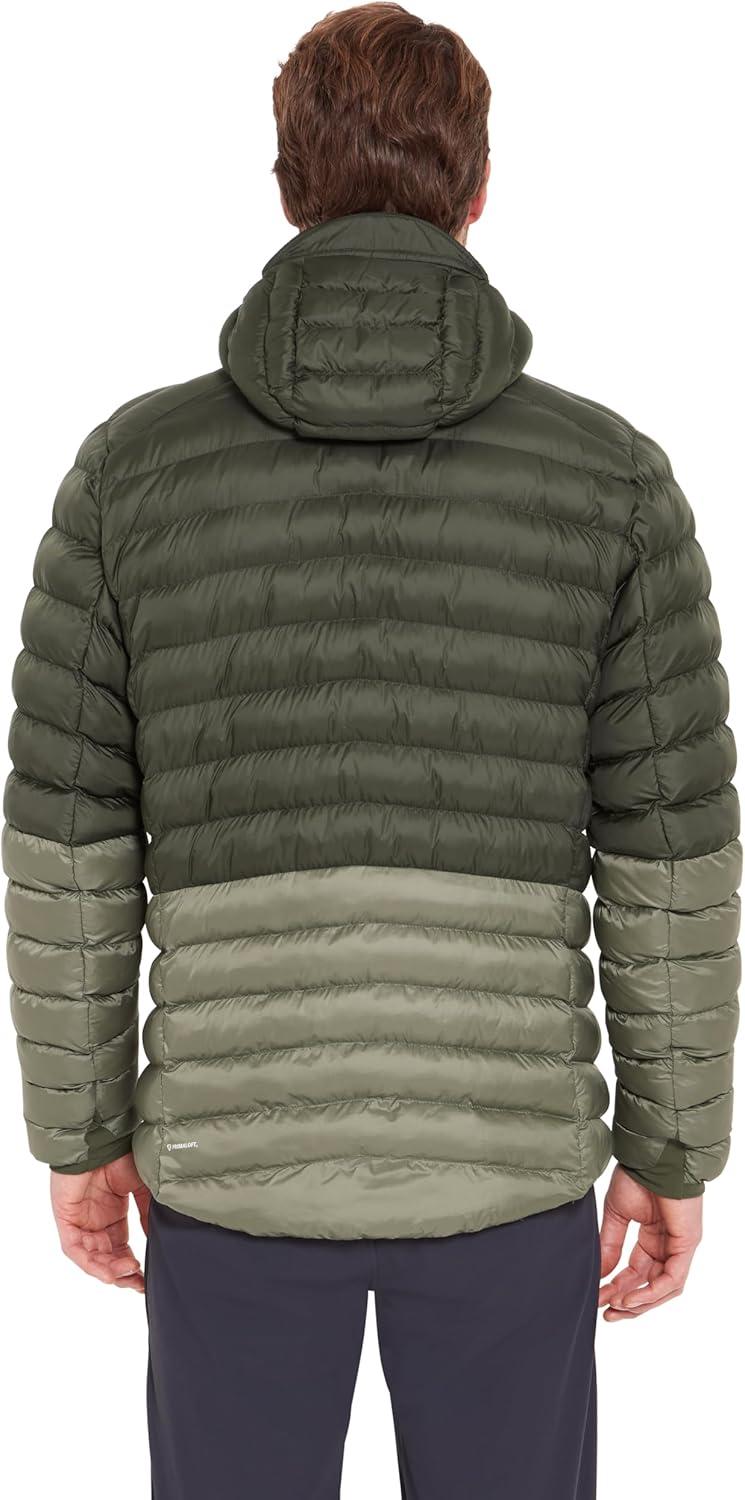 imageRab Mens Cirrus Alpine Jacket Lightweight Insulated Coat for Climbing amp MountaineeringArmyLight Khaki