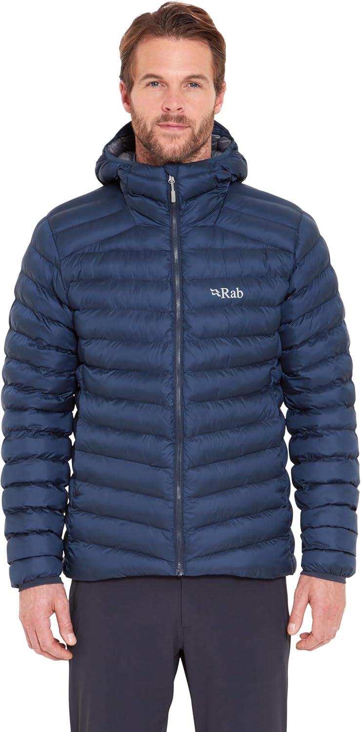 imageRab Mens Cirrus Alpine Jacket Lightweight Insulated Coat for Climbing amp MountaineeringTempest Blue