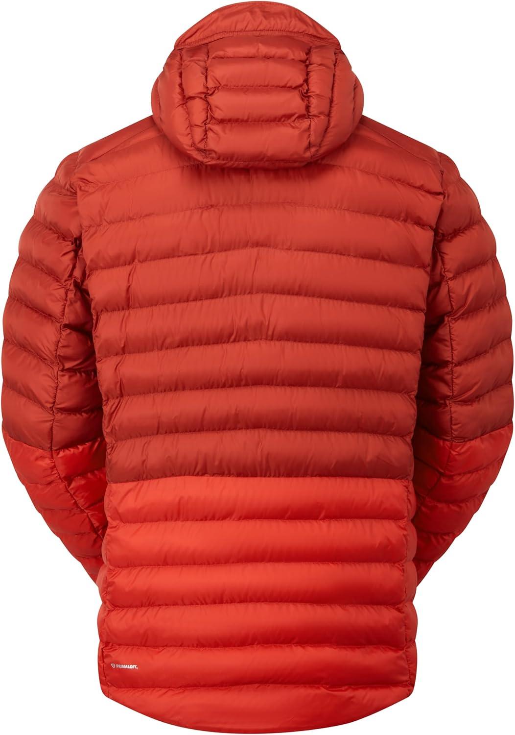 imageRab Mens Cirrus Alpine Jacket Lightweight Insulated Coat for Climbing amp MountaineeringTuscan RedDark Horizon